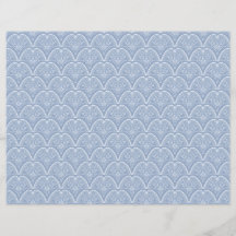Papel de cuadernillo de las cáscaras azules de Boh