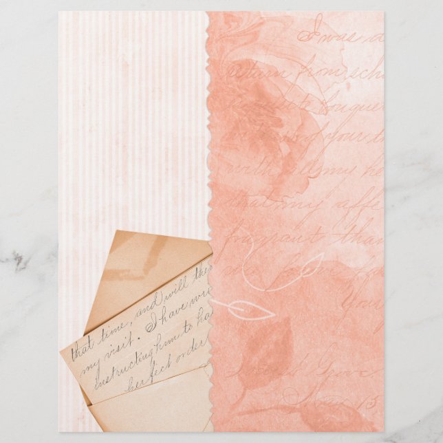 Lámina Papel de cuadernillo de letras y bandas (Anverso)