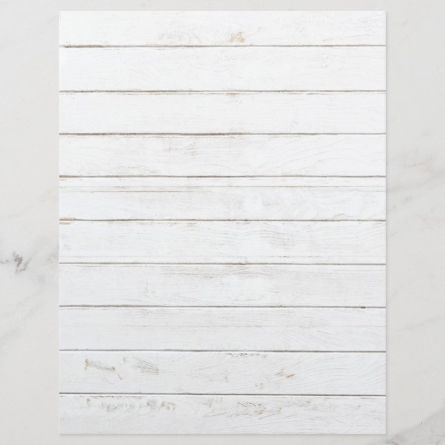 Lámina Papel de cuadernillo de madera blanca envejecida (Anverso)