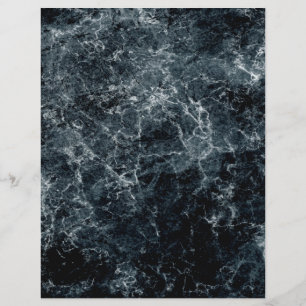 Lámina Papel de cuadernillo de mármol negro