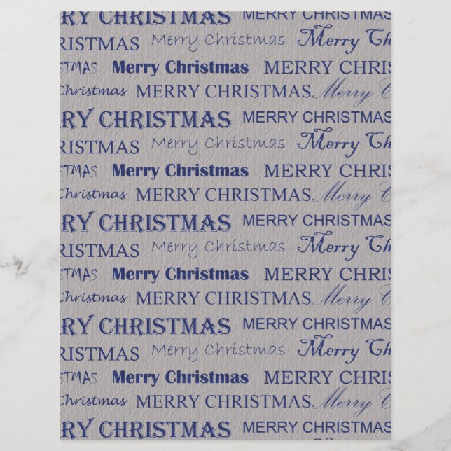 Lámina Papel de cuadernillo de Navidad de cuajo (Anverso)