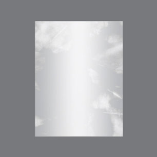 Lámina Papel de cuadernillo de plata chalky
