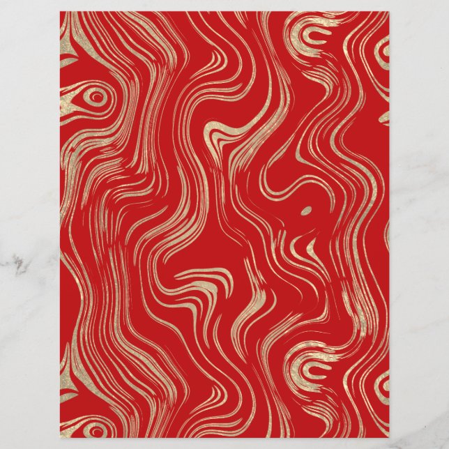 Lámina Papel de cuadernillo de Relieve metalizado dorado  (Anverso)