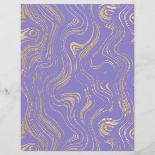 Lámina Papel de cuadernillo de Relieve metalizado dorado 