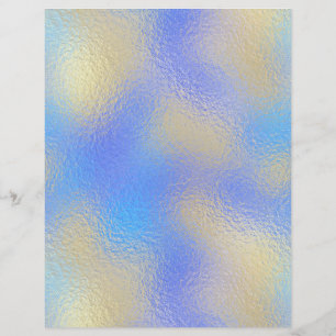 Lámina Papel de cuadernillo de Relieve metalizado iridisc