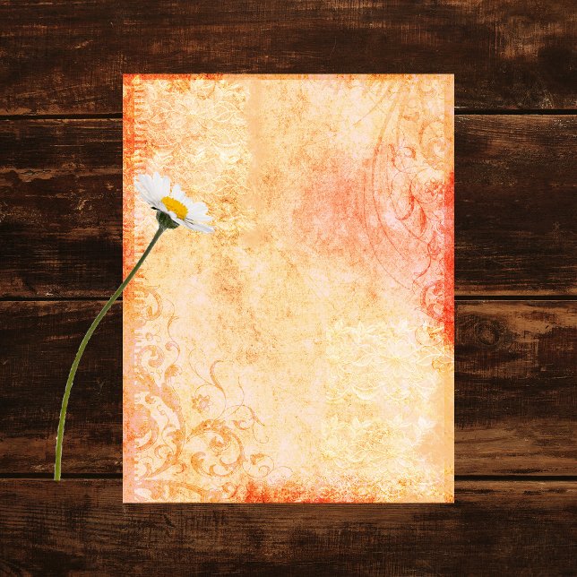 Lámina Papel de cuadernillo de verano romántico (Subido por el creador)