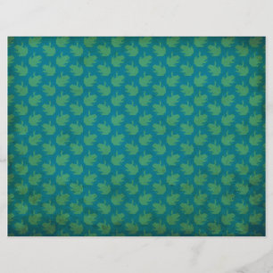 Lámina Papel de cuadernillo estampado en rana con problem