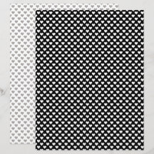Papel de cuadernillo gris negro de corazones peque