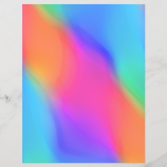 Lámina Papel de cuadernillo holográfico intenso (Anverso)
