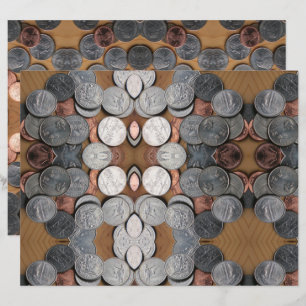 Lámina Papel de cuadernillo - Kaleidoscope - Monedas