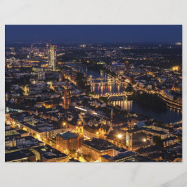 Lámina Papel de cuadernillo nocturno de Fráncfort