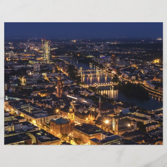 Lámina Papel de cuadernillo nocturno de Fráncfort (Anverso)