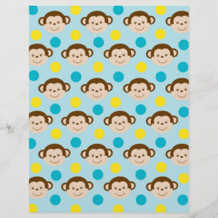 Lámina Papel de cuadernillo para bebés de Mod Monkey