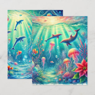 Lámina Papel de cuadernillo para el fondo marino de Poins