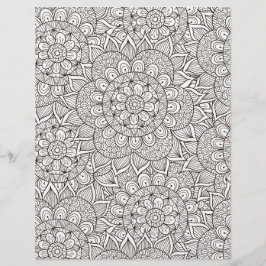 Lámina Papel de cuadernillo para el jardín de verano de l