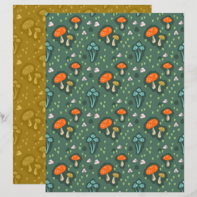 Lámina Papel de cuadernillo para hongos forestales (Anverso / Reverso)