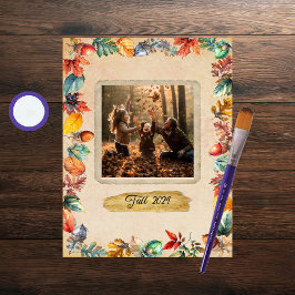 Lámina Papel de cuadernillo para marco de caída