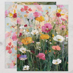 Lámina Papel de cuadernillo para pintura de aceite de col