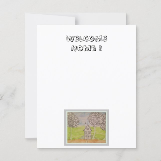 Lámina Papel de cuadernillo para una casita (Anverso)