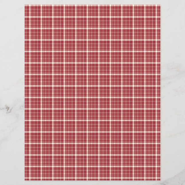 Lámina Papel de cuadernillo rojo (Anverso)
