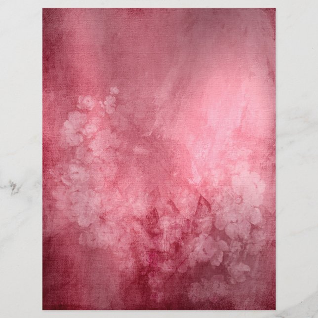 Lámina Papel de cuadernillo rojo negro (Anverso)