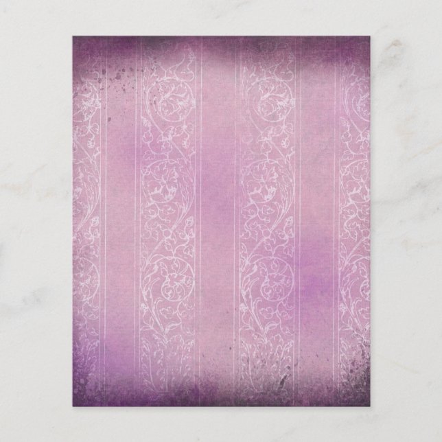 Lámina Papel de cuadernillo rosa y negro (Anverso)