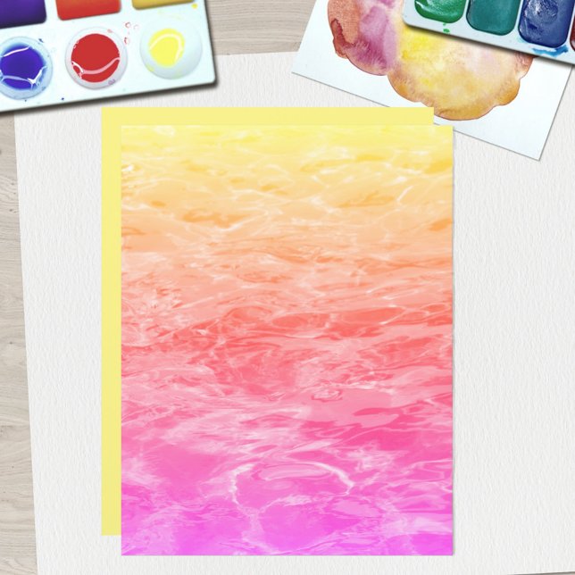 Lámina Papel de cuadernillo rosado de coral y Naranja mar (Subido por el creador)