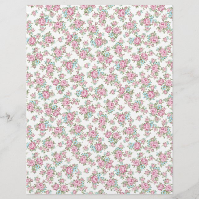 Lámina Papel de cuadernillo rosado rosado para artes y ar (Anverso)