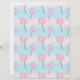 Lámina Papel de cuadernillo y de patrón de azúcar