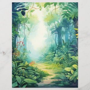 Lámina Papel de cuaderno de análisis de aventuras de la j