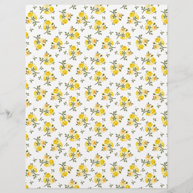 Lámina Papel de cuaderno de arte amarillo Rosebud (Anverso)