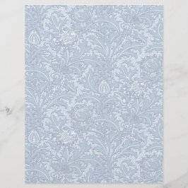 Lámina Papel de cuaderno de arte azul de los silbidos jap