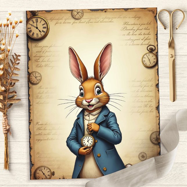 Lámina Papel de cuaderno de arte de Alice Rabbit Pocket W (Subido por el creador)