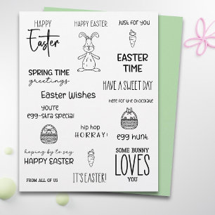 Lámina Papel de cuaderno de arte de Cucuta Happy Easter