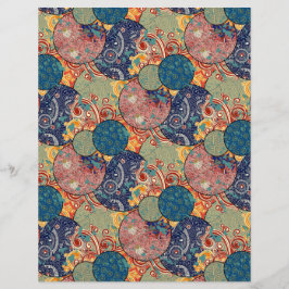 Lámina Papel de cuaderno de artesanía de tejidos japonese