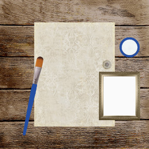 Lámina Papel de cuaderno de bodas de vintage