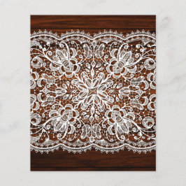 Lámina Papel de cuaderno de bonito y madera rústica