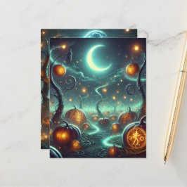 Lámina Papel de cuaderno de brompín de Whimsigoth de otoñ