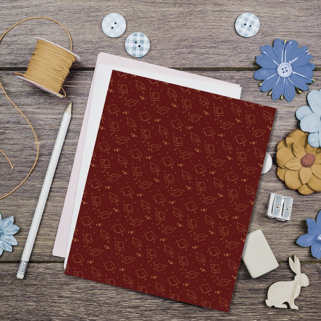 Lámina Papel de cuaderno de calificaciones de marrón y or (Subido por el creador)
