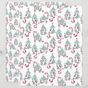 Lámina Papel de cuaderno de caña de menta