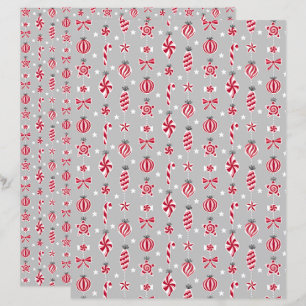 Lámina Papel de cuaderno de candy baudibles de menta