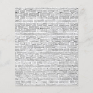Lámina Papel de cuaderno de cartón blanco de ladrillo
