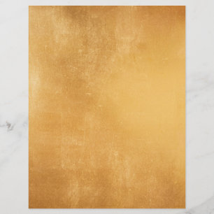 Lámina Papel de cuaderno de cartón de textura de oro vint