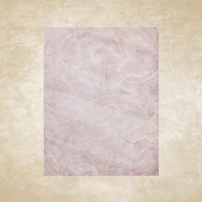 Lámina Papel de cuaderno de cartón suave de Swirls rosa (Subido por el creador)
