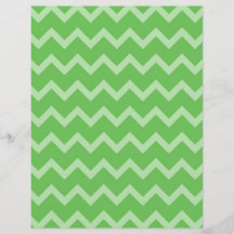 Papel de cuaderno de Chevron verde bilateral