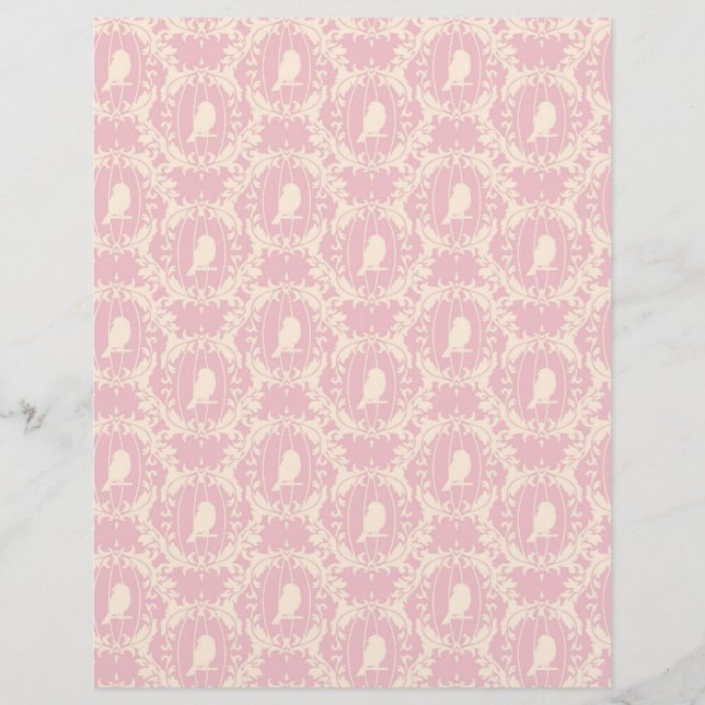Lámina Papel de cuaderno de Chica de tuits (Anverso)