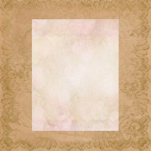 Lámina Papel de cuaderno de Corazones