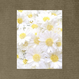 Lámina Papel de cuaderno de Daisies
