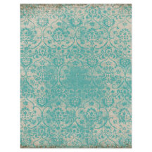 Papel de cuaderno de desplazamiento turquesa