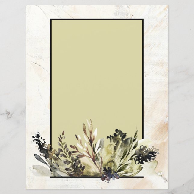 Lámina Papel de cuaderno de dibujo de carbón vegetal mode (Anverso)